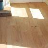 Prepare unfinished floors for staining